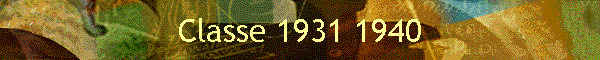 Classe 1931 1940