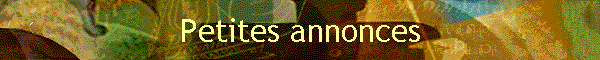 Petites annonces